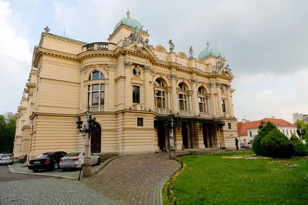 Juliusz Slowacki Theater in Krakow in Poland — Stock Photo, Image