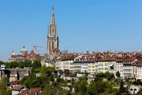 Bern eski şehir panoraması — Stok fotoğraf