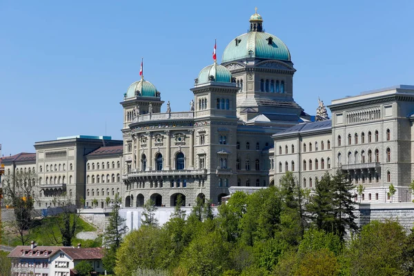 Palatset Federal byggnad i Bern — Stockfoto