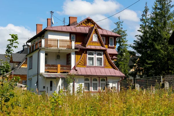 Vila s názvem The Cyganeczka v Zakopane, Polsko — Stock fotografie