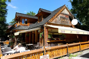 Ahşap Krupowki Street bina yapılmış