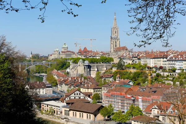 Città vecchia di Berna e la sua architettura — Foto Stock