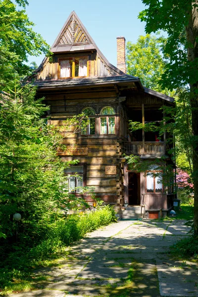 Wooden house called The Zameczek — Stock Photo, Image