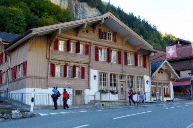 Eski ahşap dağ evi Lauterbrunnen