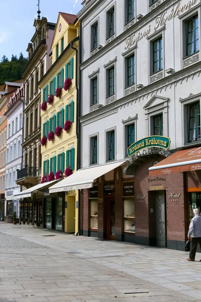 Townhouses and their colorful facades — Stock Photo, Image