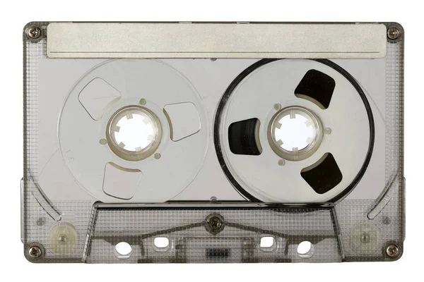 Transparente Kompaktkassette — Stockfoto