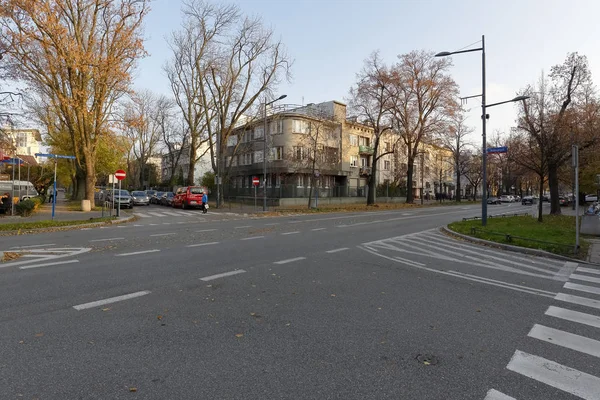 Saska Kepa bölgesinde neredeyse hiç trafik yok — Stok fotoğraf