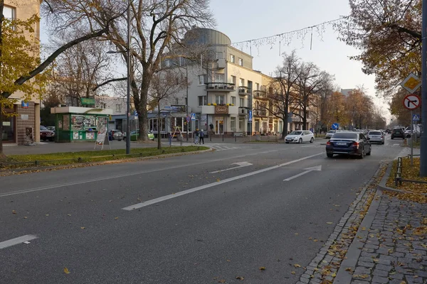 Lite trafik i Saska Kepa-distriktet — Stockfoto