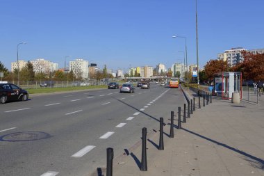 Şehirden geçen otoban