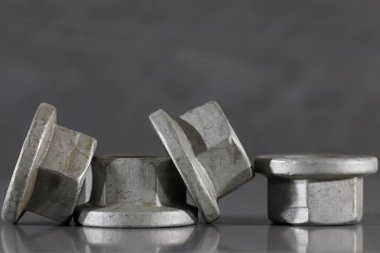 Four special screw nuts