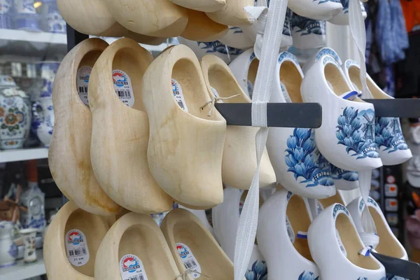 Wooden shoes called locally klompen — Stock Photo, Image