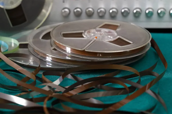 These are audio tapes — Stock Photo, Image