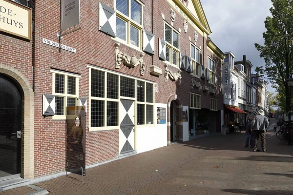 Vista do Vermeer Centrum Delft — Fotografia de Stock