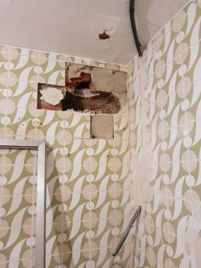 Eski bir ev onarım çalışmaları