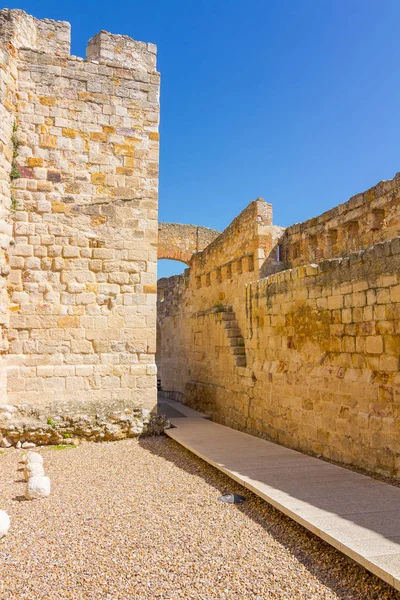 Storico e antico castello di Zamora, Spagna — Foto Stock