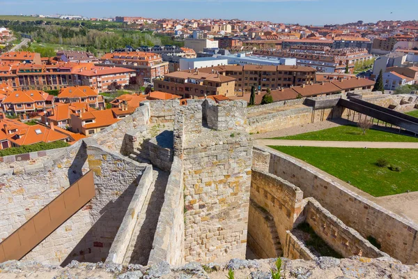 Storico e antico castello di Zamora, Spagna — Foto Stock