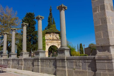 Zamora, İspanya Katedrali çevreleyen sütunlar
