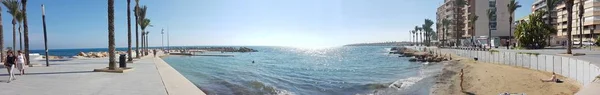 Panoramica από την παραλία της Σάντα Πόλα, Αλικάντε, Ισπανία — Φωτογραφία Αρχείου