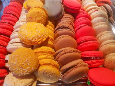 bir macarons gıda arka plan