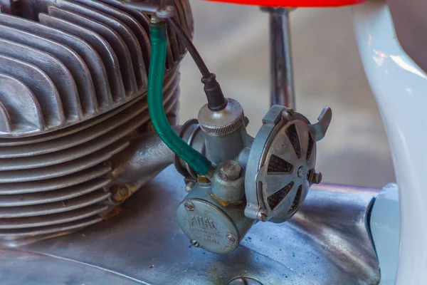 Old motorcycle carburetor — Stock Photo, Image