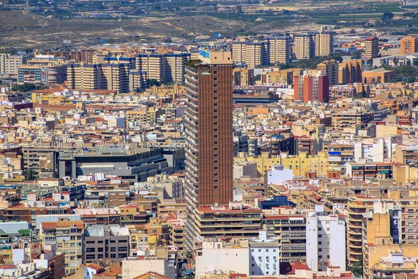 Alicante Spanya 2018 Alicante Kentinin Hava Görüntüsü — Stok fotoğraf