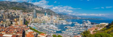Monaco Monte Carlo şehir panoraması