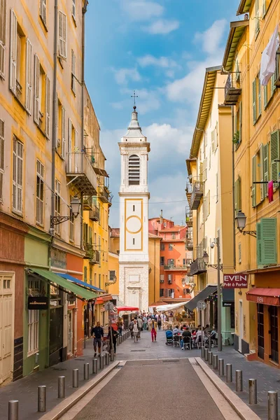 Famous Place Rossetti in Nice France — Stock Photo, Image