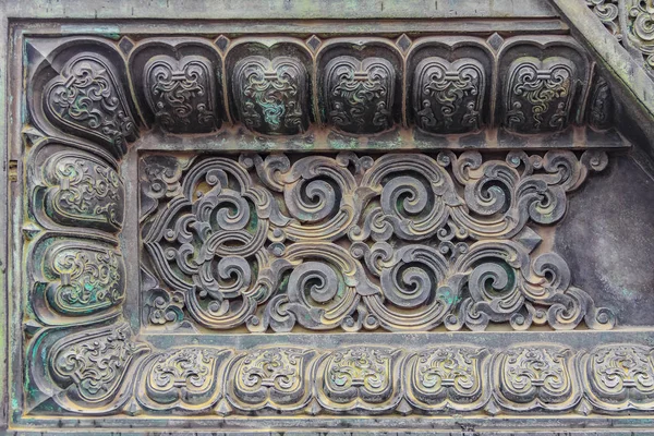 Adorno de pared de mármol en la Ciudad Prohibida de Beijing China — Foto de Stock