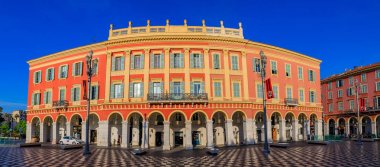 Famous Place Massena in Nice, France clipart
