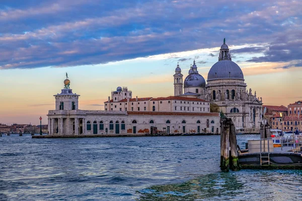 Grand Canal at St Marco square with Basilica of Santa Maria dell — Stock Photo, Image