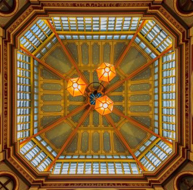 Ünlü Leadenhall Pazar Londra Birleşik Krallık