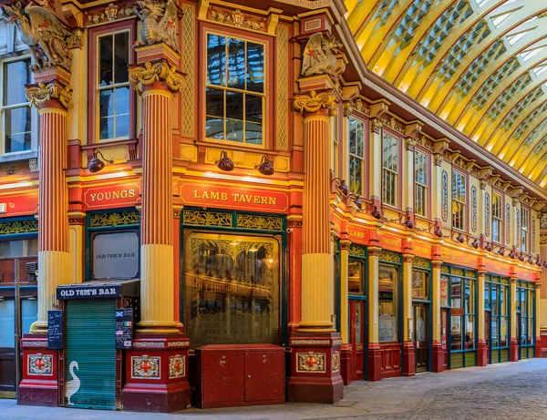 Słynny rynek Leadenhall w Londyn, Wielka Brytania — Zdjęcie stockowe