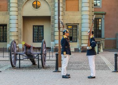 Royal Palace Stockholm Swe içinde dışında koruma değiştirme