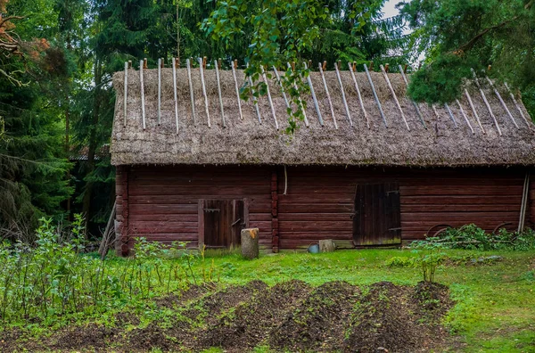 Ancienne maison traditionnelle à Skansen Stockholm Suède — Photo