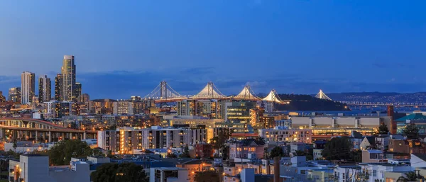 San Francisco Kalifornien Usa April 2017 Skyline Panorama Der Stadt — Stockfoto