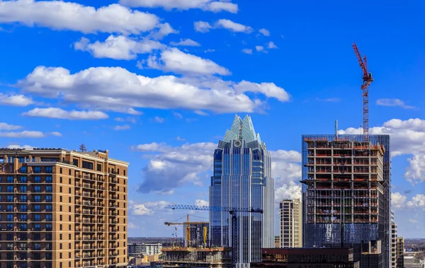 Austin Texas Usa January 2020 Modern Skyscraper Buildings Offices Tech — Stock Photo, Image