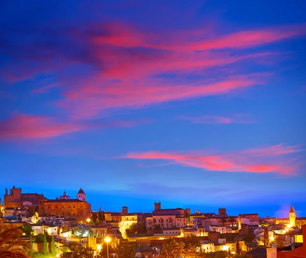 Caceres skyline in Extremadura of Spain — Stock Photo, Image