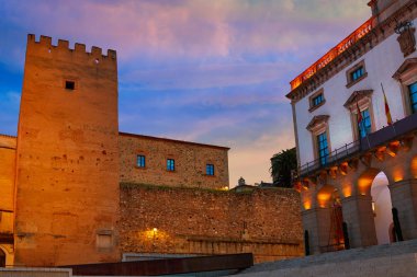 Caceres Plaza Mayor Extremadura İspanya