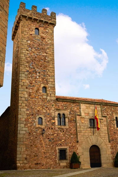 Ciguenas house tower Caceres Extremadura — Stockfoto