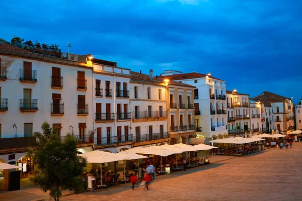 Caceres Plaza Mayor Extremadura i Spanien — Stockfoto