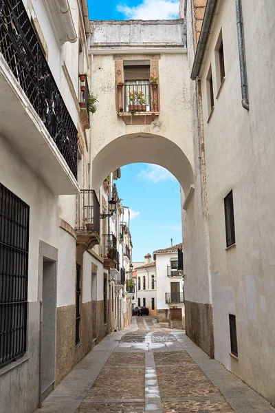 Caceres Arco de Espana Spain arch — 스톡 사진