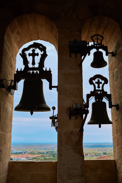 Concatedral de Santamaria Belfry bell Caceres — Stock Fotó