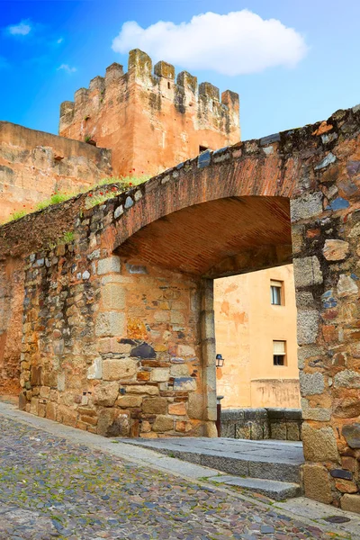 Caceres plaza pinuelas in extremadura spanien — Stockfoto