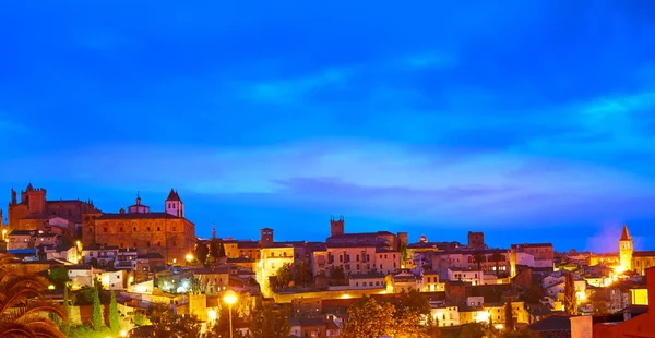 Caceres skyline in extremadura von spanien — Stockfoto