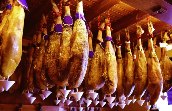 Salamanca jamon iberico iberischer schinken spanien — Stockfoto