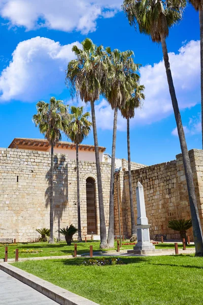 Merida v Španělsku Alcazaba v Extremadura — Stock fotografie
