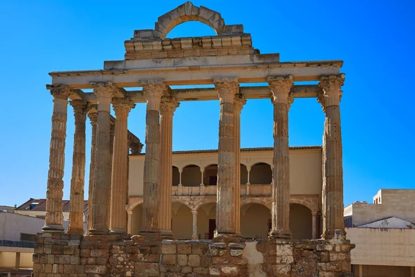 Merida diana tempel in badajoz spanien — Stockfoto