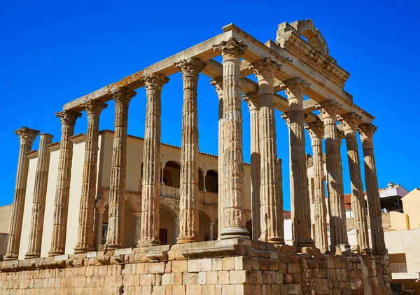 Merida Diana tempel in Badajoz-Spanje — Stockfoto