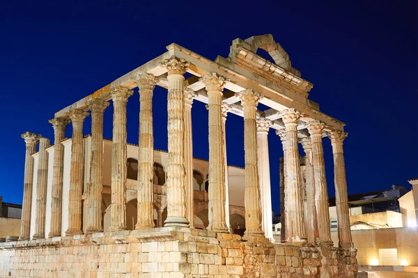 Merida Diana Temple in Badajoz Spagna — Foto Stock