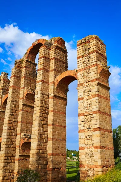 Acueducto Los Milagros Merida Badajoz aqueduct — 图库照片